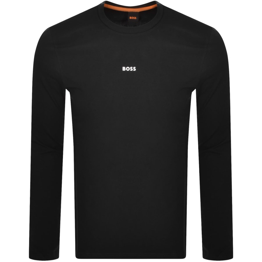 BOSS TChark Long Sleeve T Shirt Black